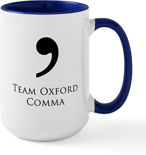 Miniatura 7 de CafePress Team Oxford Comma Mugs Taza de café de cerámica de 15 oz (15.0 fl oz)