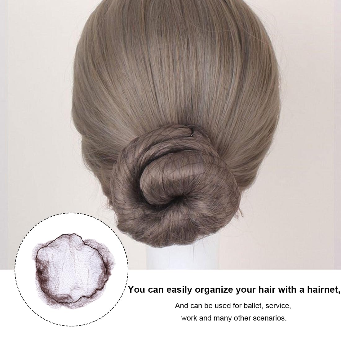 20 Stück Bun Netze, Individuelles Paket Unsichtbare Haar 20 Stück Bun Netze, Individuelles Paket Unsichtbare Haar