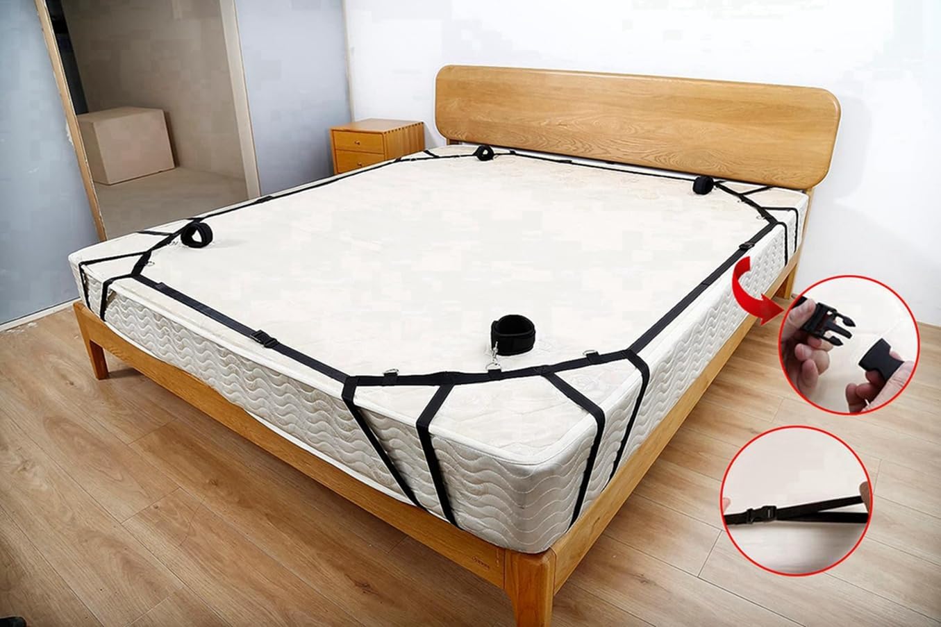 Sex Stuff for Adult Couples Sex Resistance Bands with Ankle Strap Restraint Ropes & lanyards Adult Play Kinky Handcuffs for Bed Bondaged Rope Cord & Rope for Bedroom Sex Gaming tic-tac-Toe Sweater