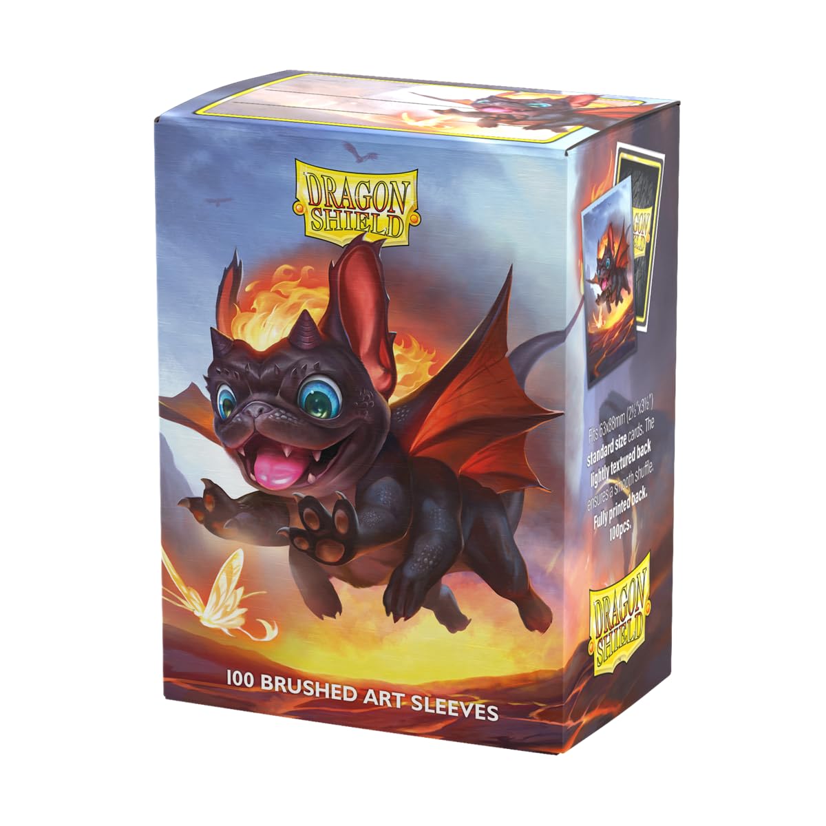 Dragon Shield | Brushed Art Sleeves | Spirit Animals – Wufdragon | 100 CT - Smooth & Tough Premium TCG Sleeves | Compatible with Pokemon, Flesh & Blood, One Piece & Magic the Gathering — image 1