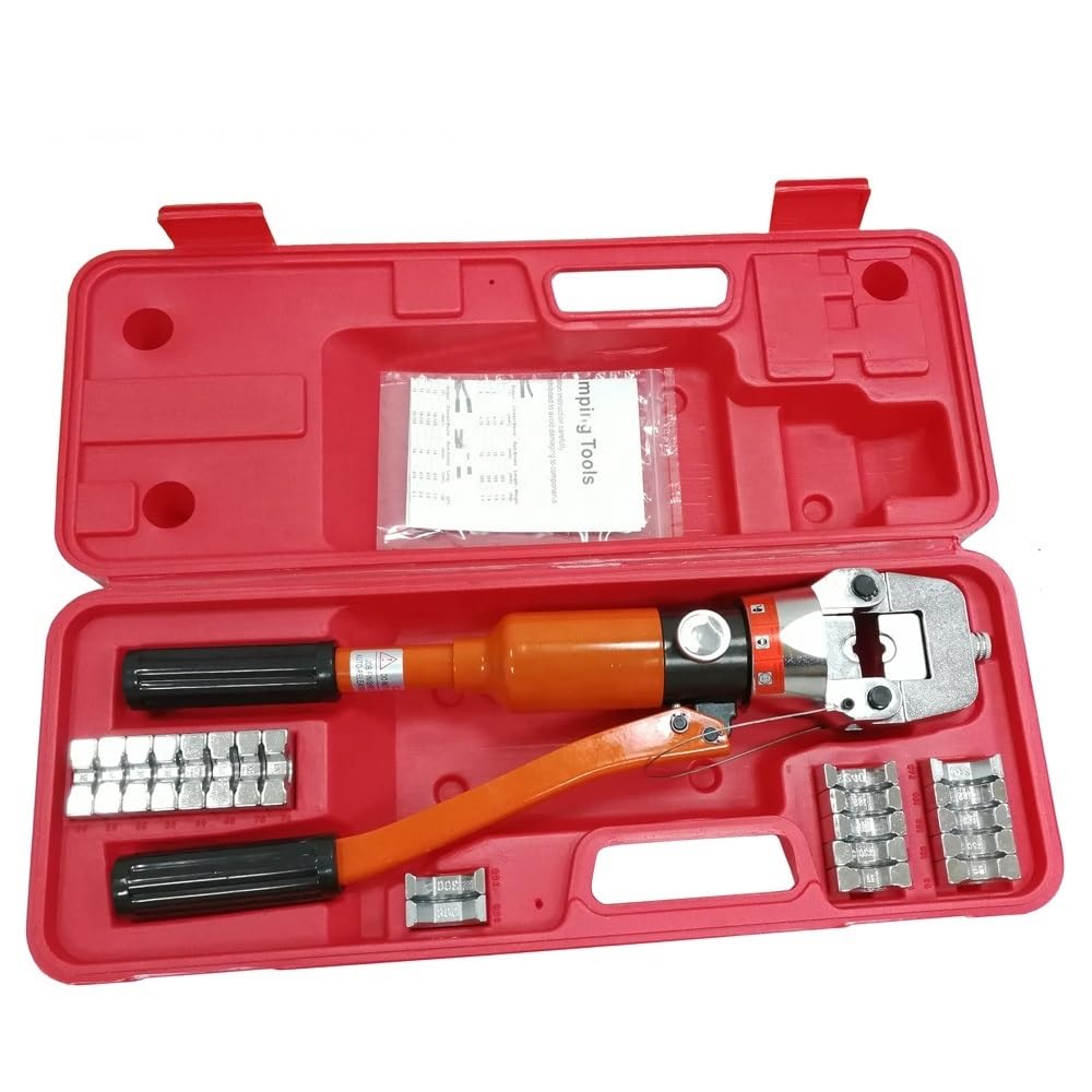 Llawqsm One Color Hydraulic Tools, Cable Lug Connector Hexagon Crimping Tool Hydraulic Wire Clamp