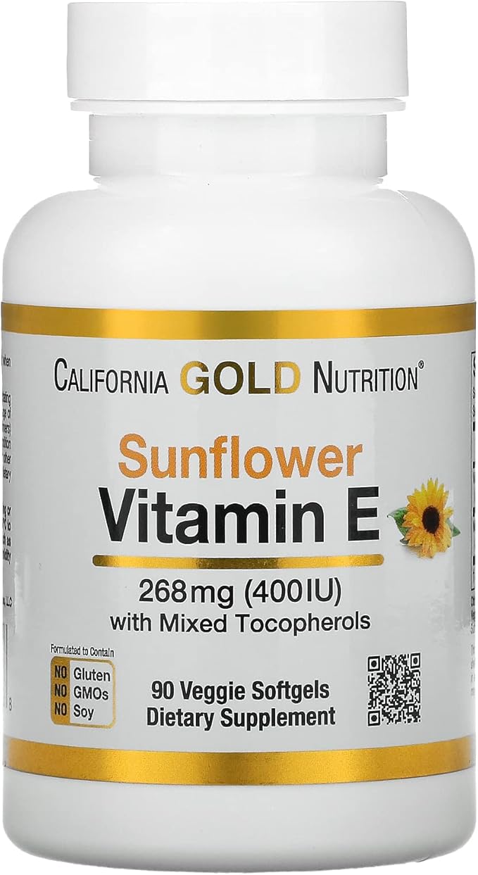 California Gold Nutrition Sunflower Vitamin E, with Mixed