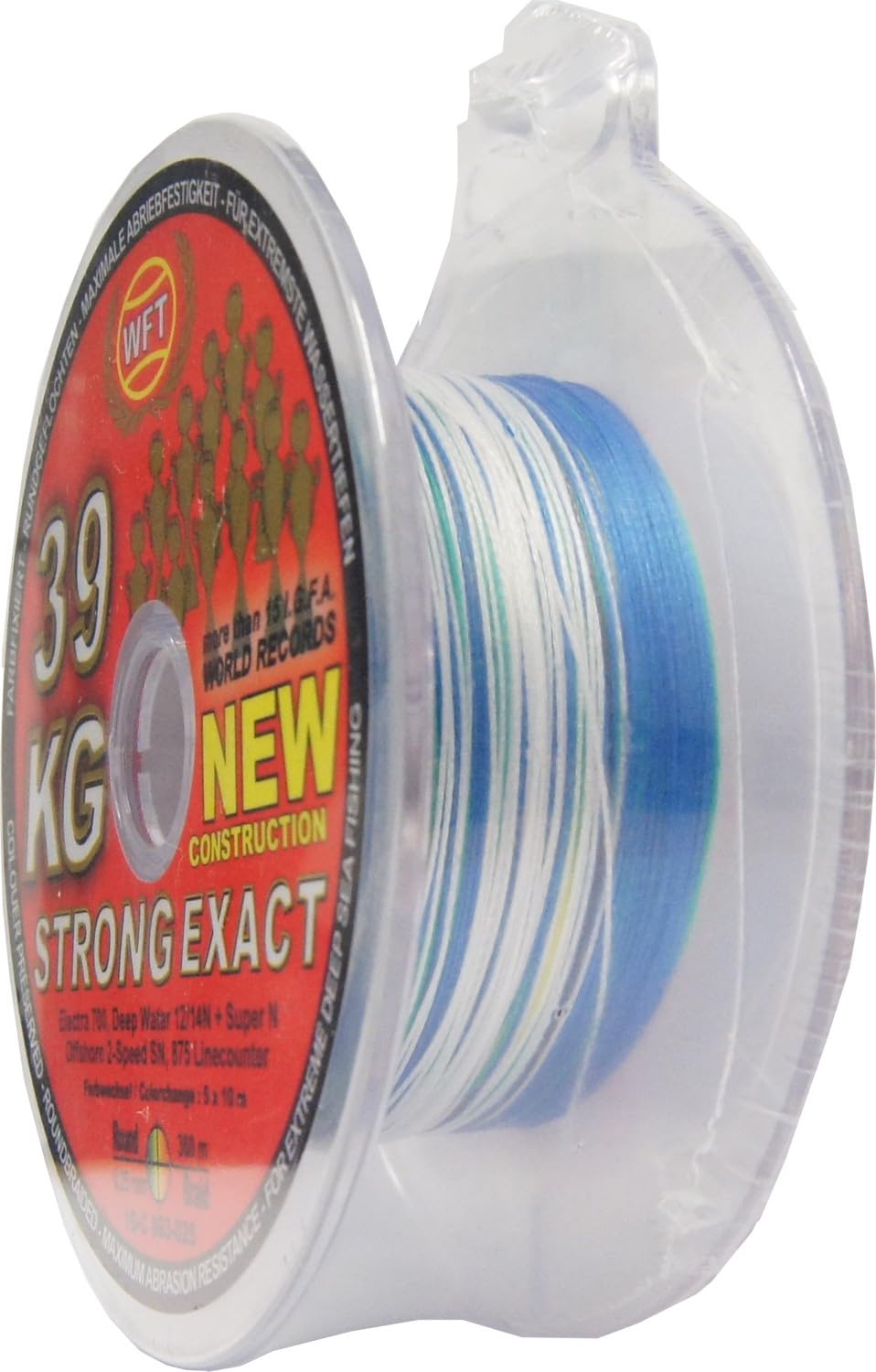 WFT Fil de pêche tressé KG Strong Exact