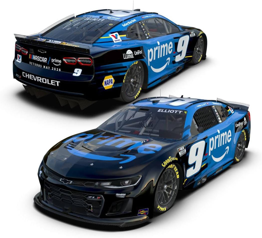 Hendrick Motorsports Amazon Exclusive - 1:64 Diecast Replica - Candy Finish - Chase Elliott #9 Prime