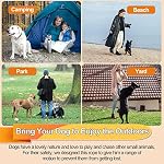 Tie Out Cable for Dogs,10/20/30/50/100FT Dog Leads for Yard Chew Proof,Heavy Duty Tie Out Cable for Large Dogs Up to 125lbs,Dog Runner Tether (Orange, 125Ibs 50ft) - Image 6