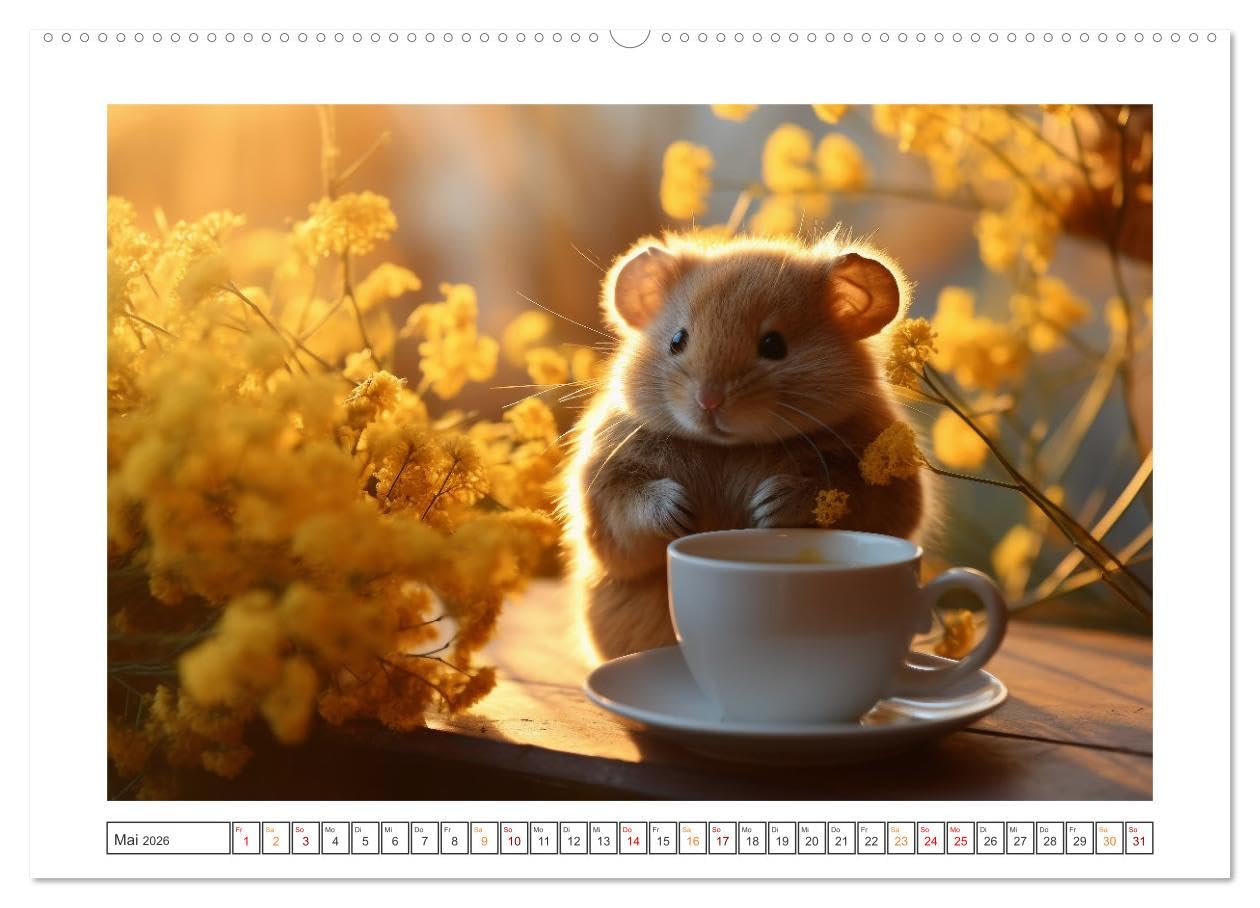 Heute ist mein Tag (hochwertiger Premium Wandkalender 2026 DIN A2 quer), Kunstdruck in Hochglanz: Es ist Zeit, unsere Träume zu verfolgen, unsere ... Potenzial zu einfalten. (CALVENDO Tiere)