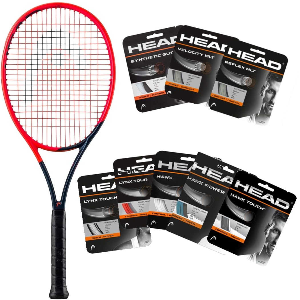 Amazon.com : Head Auxetic Radical Pro Tennis Racquet Strung with Your ...