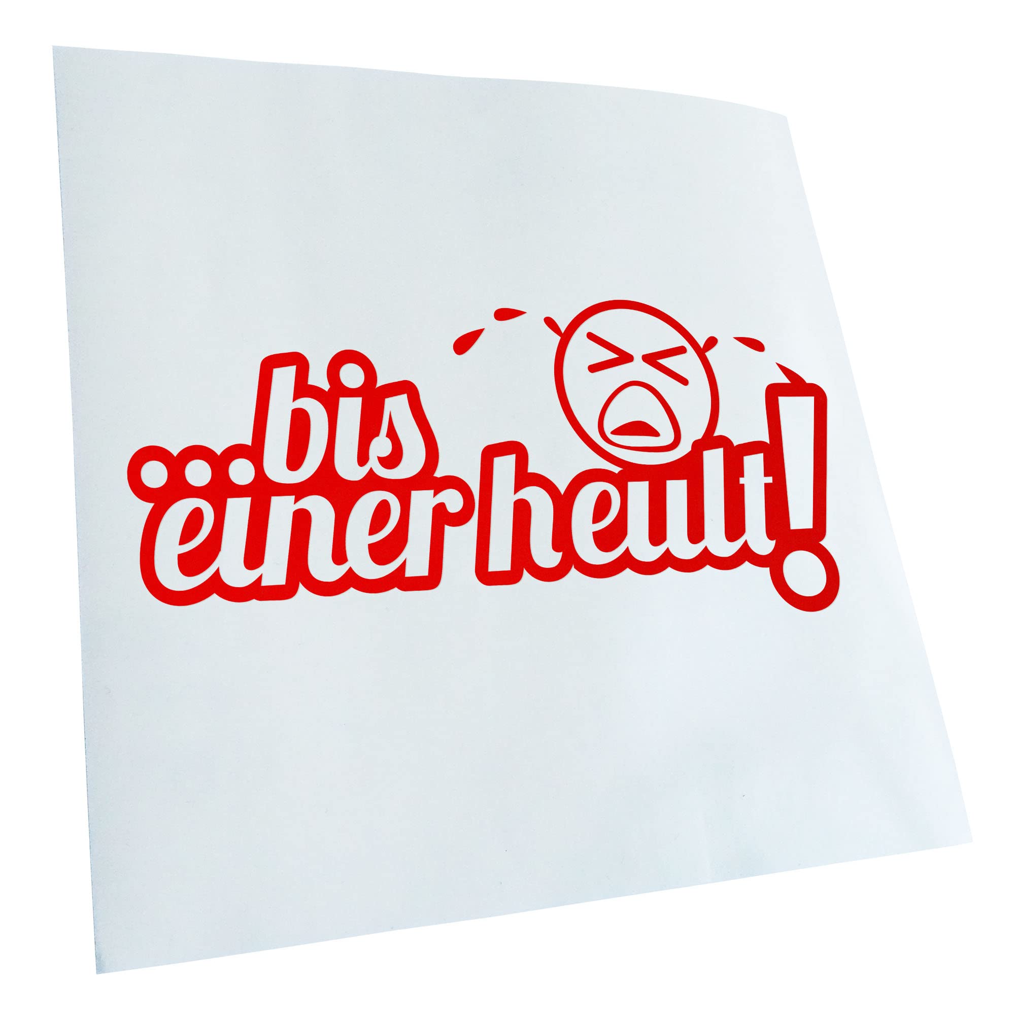 Adesivo Racing Die Cut JDM 'bis Einer Heult!', 20x9 Cm, Resistente Per Auto E Esterni - 4