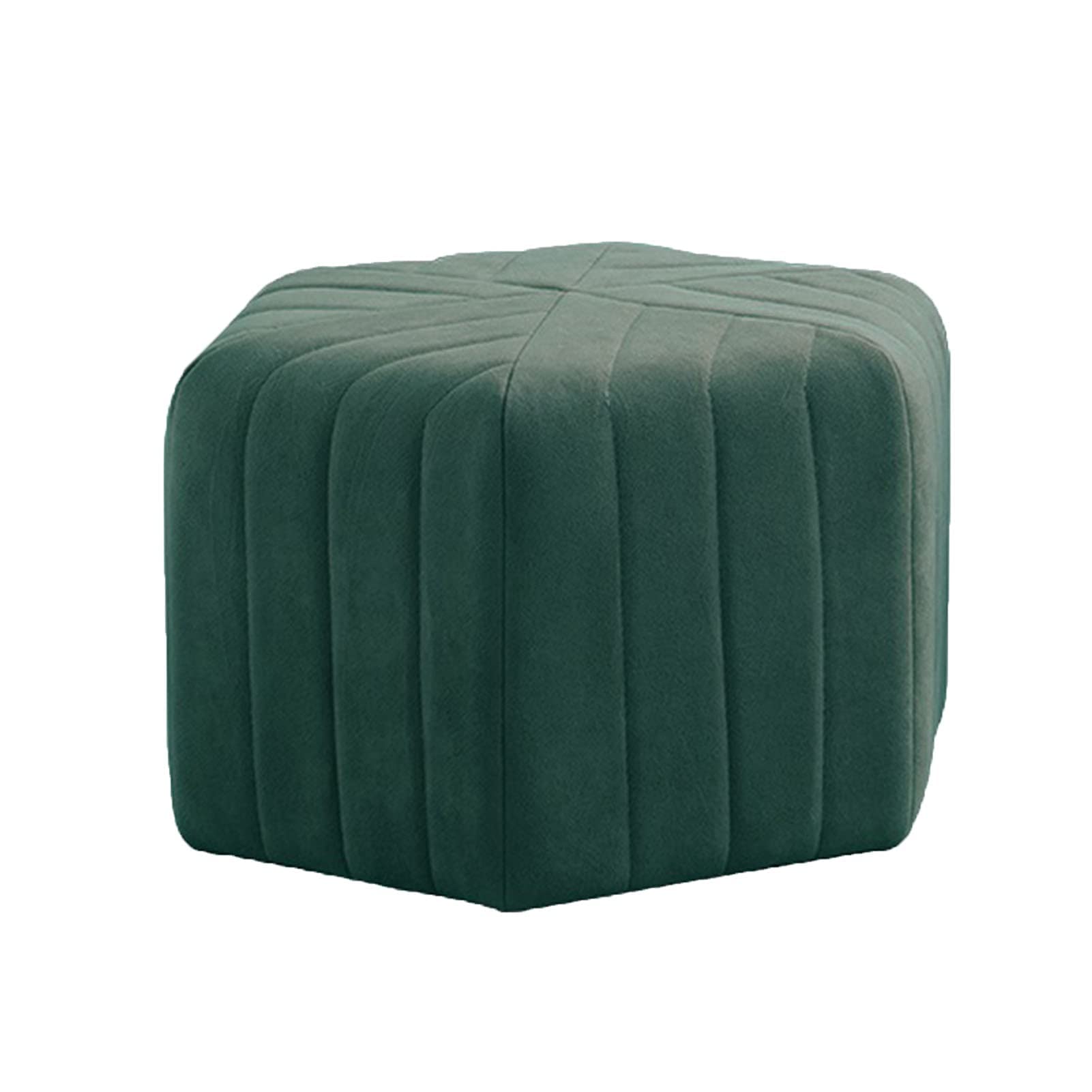 Tabouret de canapé pour ne plus encombrer l'entrée, petit siège de jetée vert