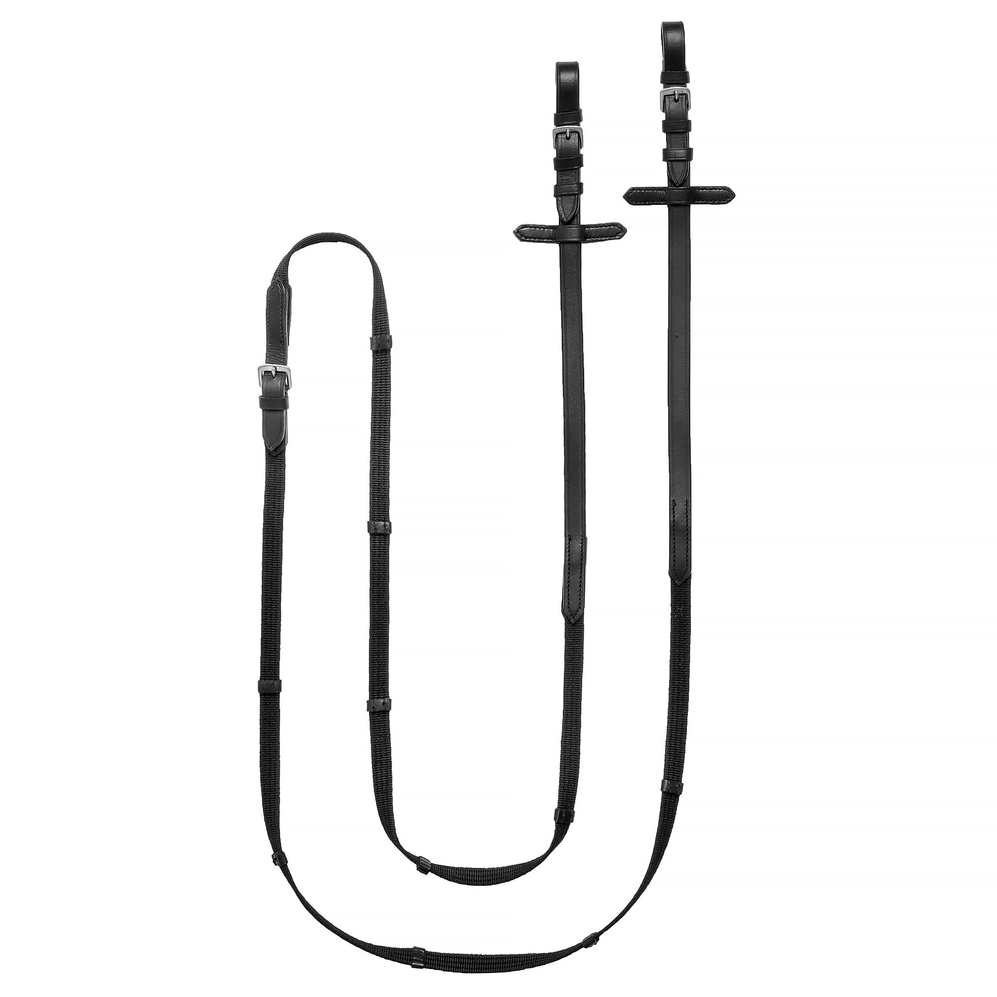 Ledertrense mit Kristallen Anatomisch gepolstert Komplettes Set inkl. Zügeln Elegantes Stirnband Komfort Pferd Schwarz Silber Full Warmblut