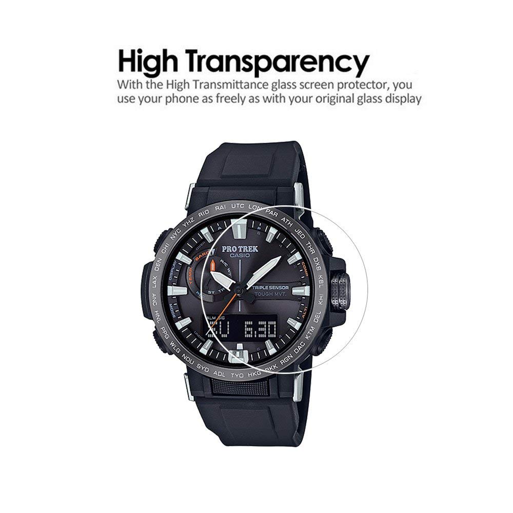 Amazon | Zshion for Casio PRW-6600 ガラスフィルム 強化ガラス 液晶 