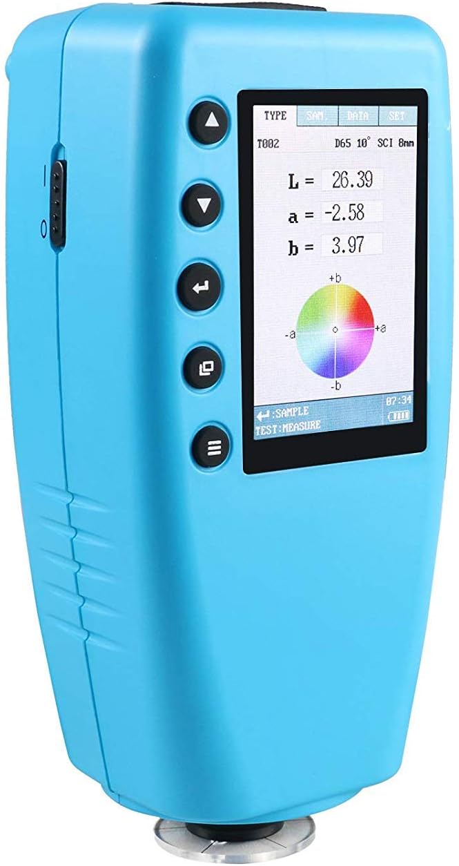 Portable Color Analyzer Digital Precise Colorimeter 8MM Precision Color Difference Meter Tester Handheld Colorimeter for Coating Printing