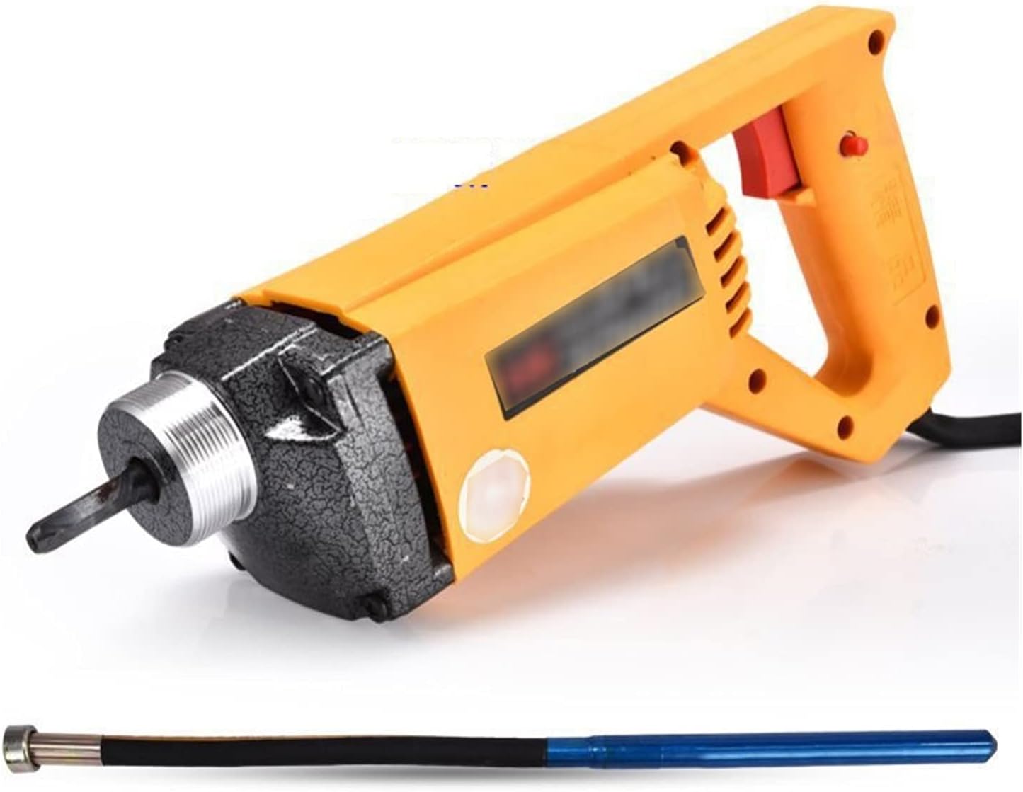 Concrete Mixers, Construction Vibrator Power Concrete Vibrator Hand Held Electric Pencil Vibrator With 1M 1.2M 1.5M Hose(2800W 1.2 meter rod)