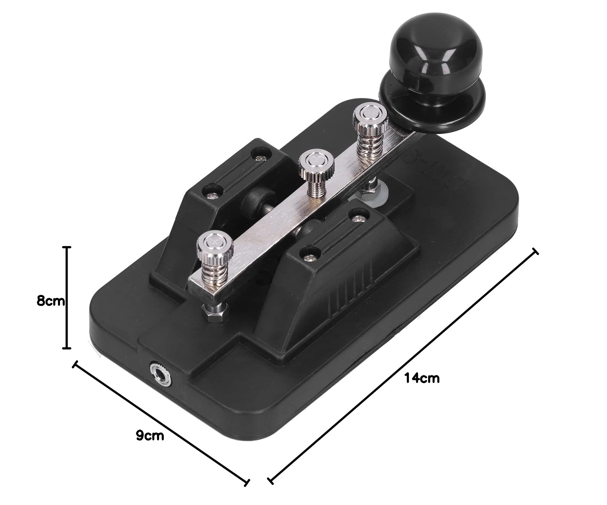 Tasto Morse CW, Radioamatore Tasto Telegrafico con Cicalino, Dispositivo Codice Morse Trasmettitore per Principianti