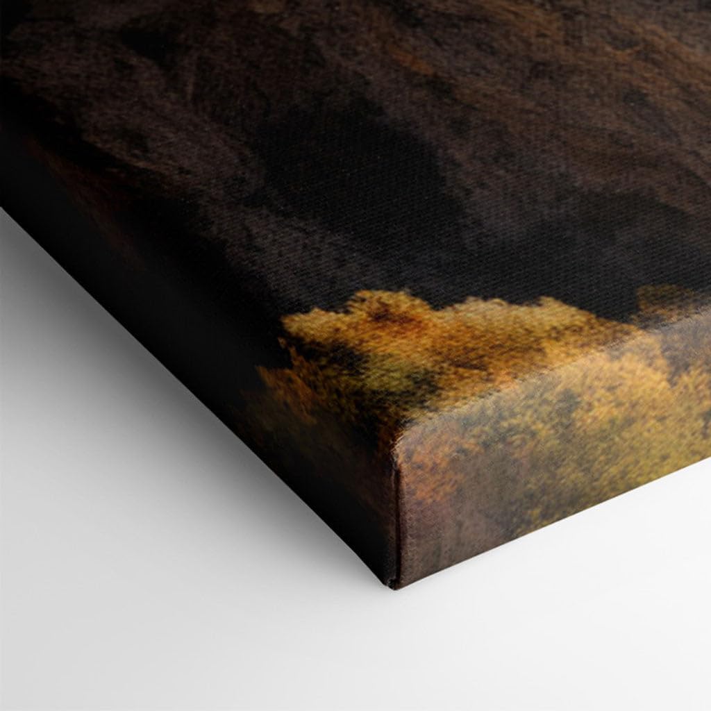 Canvas for Living room. Discover the Riviera Jewel: Picturesque Menton's Cliffside Splendor and Seaside Serenity, 27 x 18 inch Canvas Wall Art - Contemporary Masterpieces - Modern Home Decor