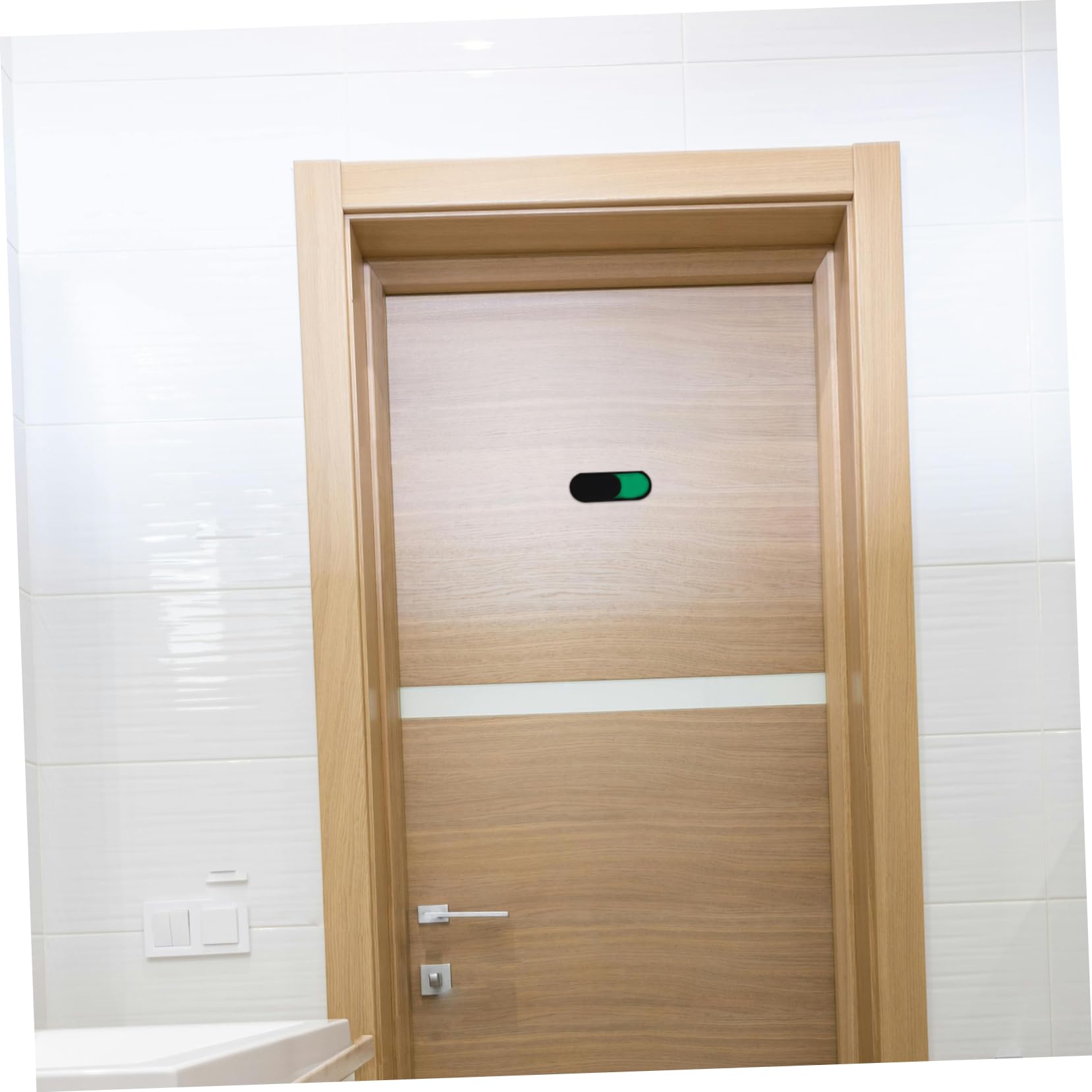 Uonlytech 48 piezas Unidades de Señal Deslizante para Puerta Indicador de Privacidad para Oficina y Sala de Reuniones Carteles para Baño y Sesiones Fácil Instalación Adhesivo Resistente