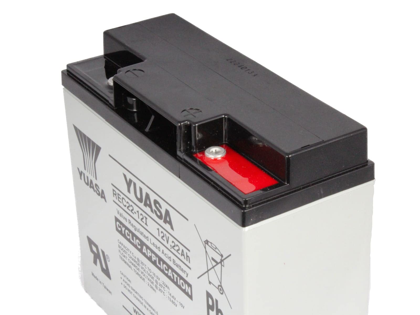 YUASA REC22-12 Batería Cíclica 12V 22Ah 181x77x167 mm