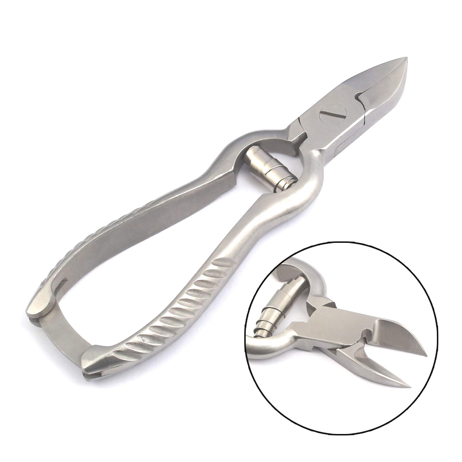 Precise Canada Professional Brand Toe Nail Nipper Barrel Spring/Made of High Stainless Steel Sharp Edges (5.5