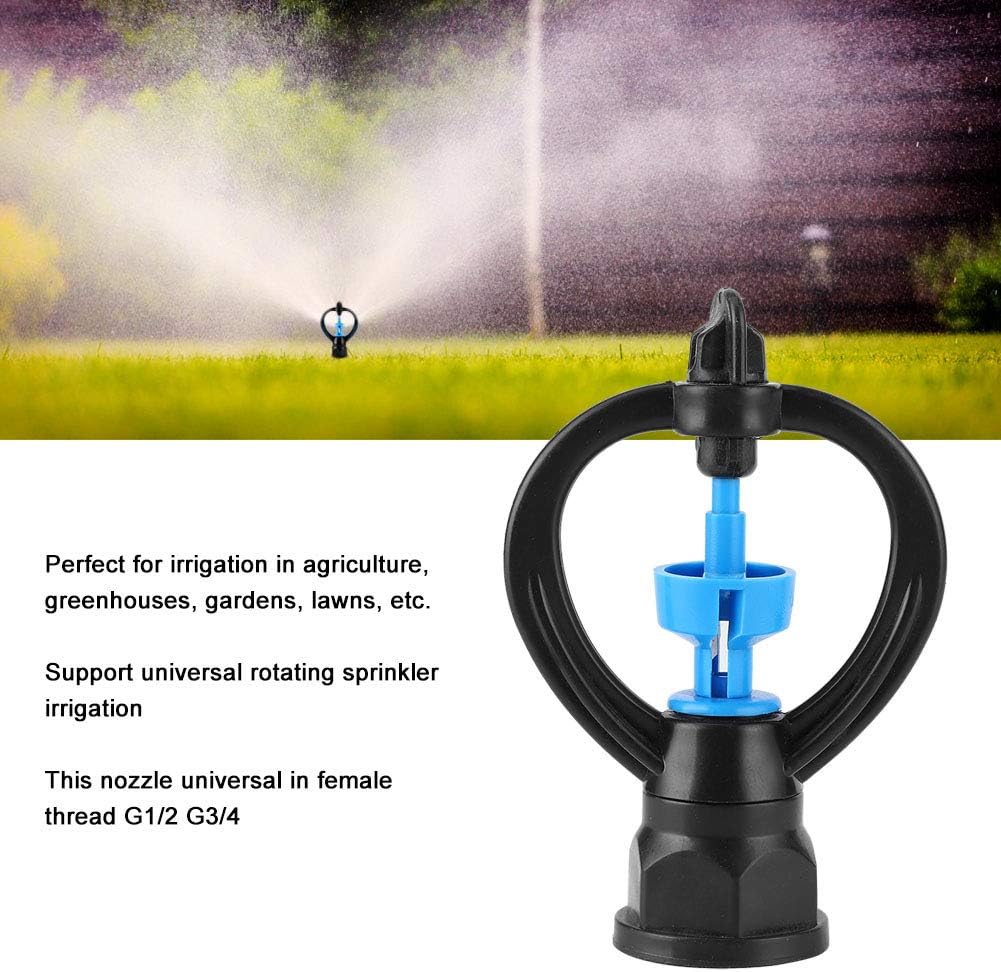 マイクロスプリンクラーヘッド、10個 4.6点内ねじプラスチックスプリンクラーノズル、360度ドリップガーデン多肉植物散水ドリッパー