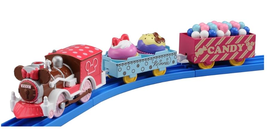 Takara Tomy - 【プラレール】ディズニードリームレール ミニーマウス スウィーツロコモーティブ Amazon | プラレール ディズニードリームレールウェイ ミニー