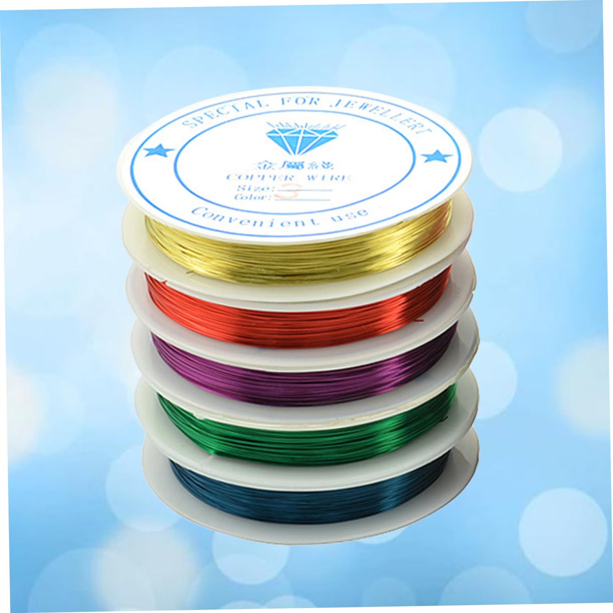Anneome 15rotoli Rame Per Bigiotteria Per Flessibile e Versatile Per e Decorazioni Per e