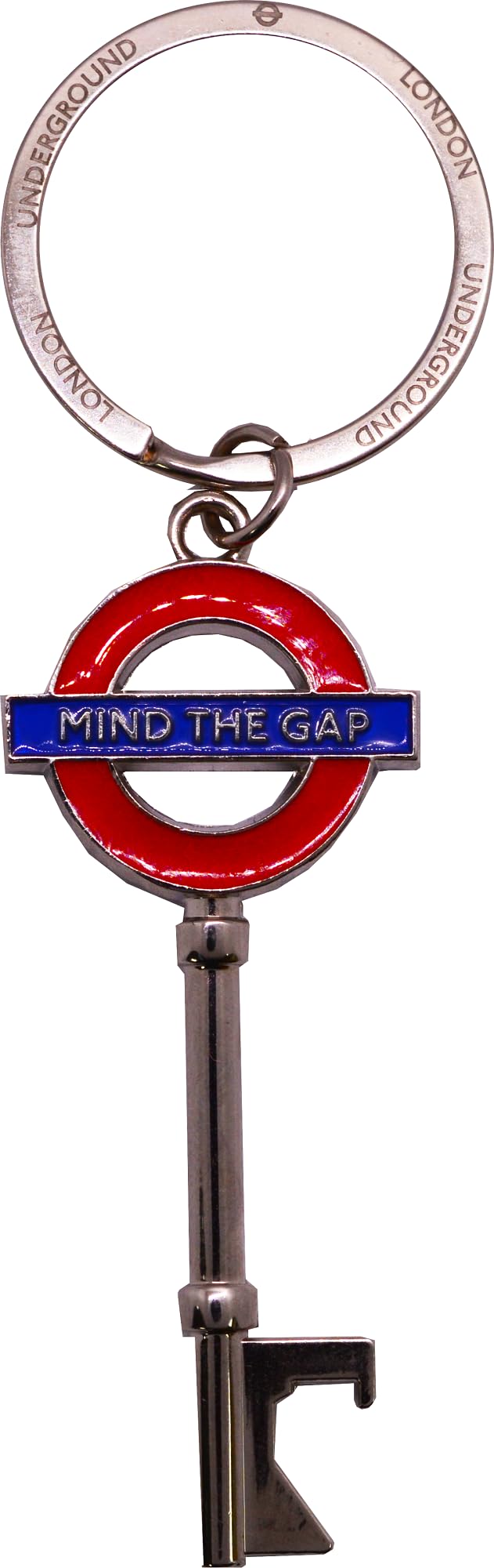 GWCC Licensed Underground Key Shape bottle opener and keyring 3 Styles Underground, Mind the Gap, London (MIND THE GAP)