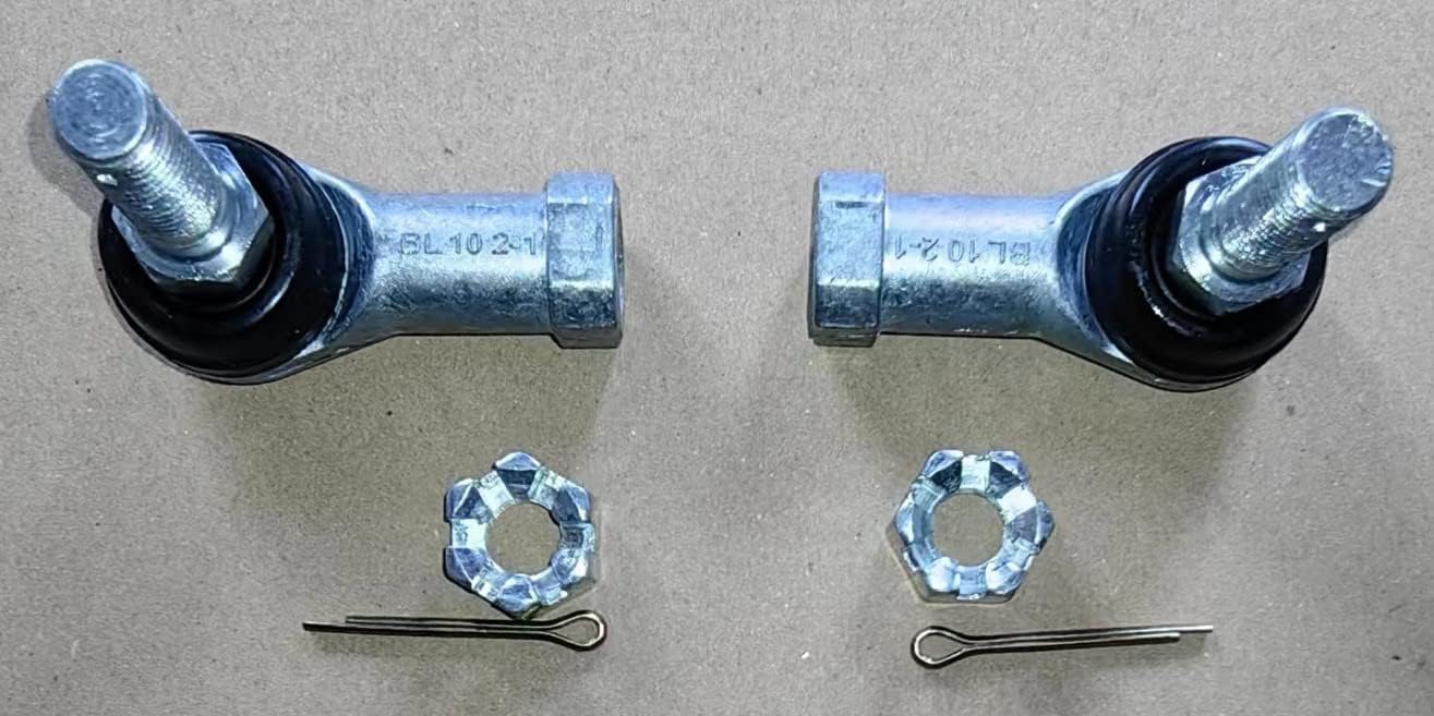 Tie Rod Ends Left & Right Hand Thread Compatible with Yamaha G14, G16, G19, G20, G21 G23 G28 Golf Cart