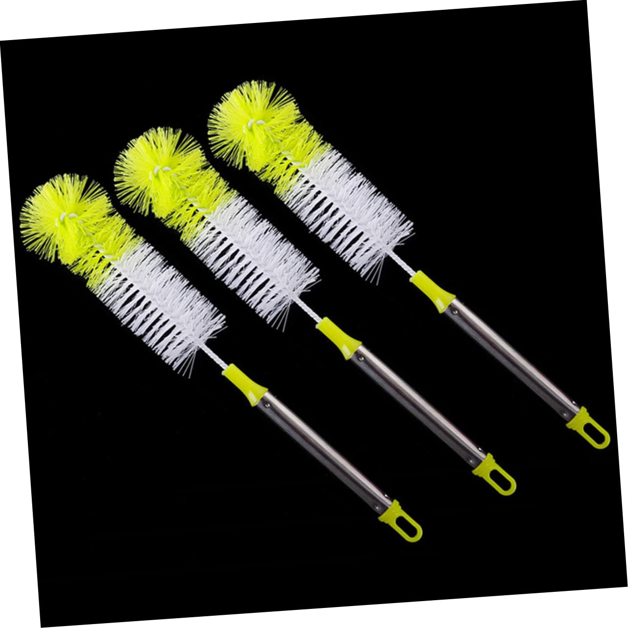 OUNONA 2pcs Cup with Long Handle Bottle Brush Bottle Cleaner Bottle Washer for Bottle Nylon Bottle