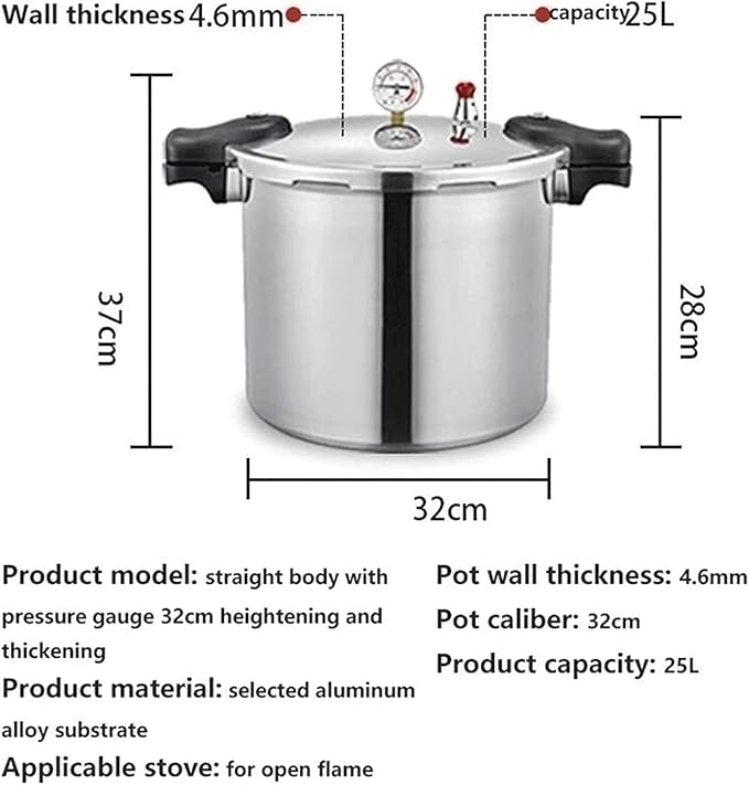 Olla a Presión Aluminio 25L YUSIWOAL miniatura 5