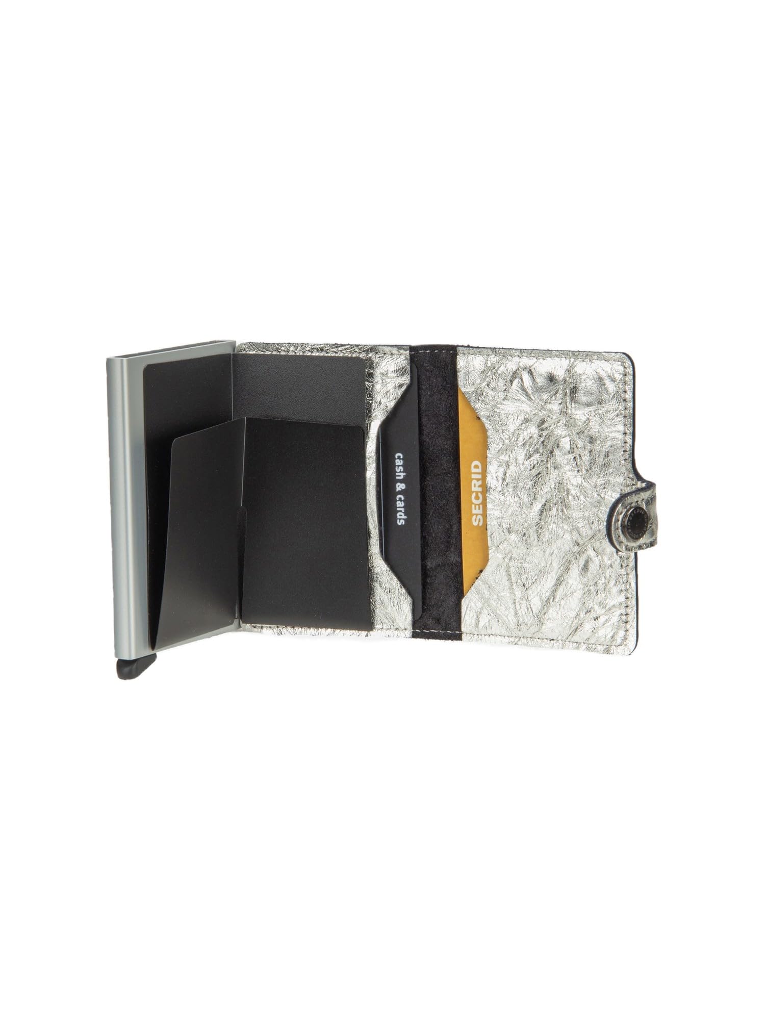 Secrid Wallets Miniwallet Crunch 10 cm - Argenté