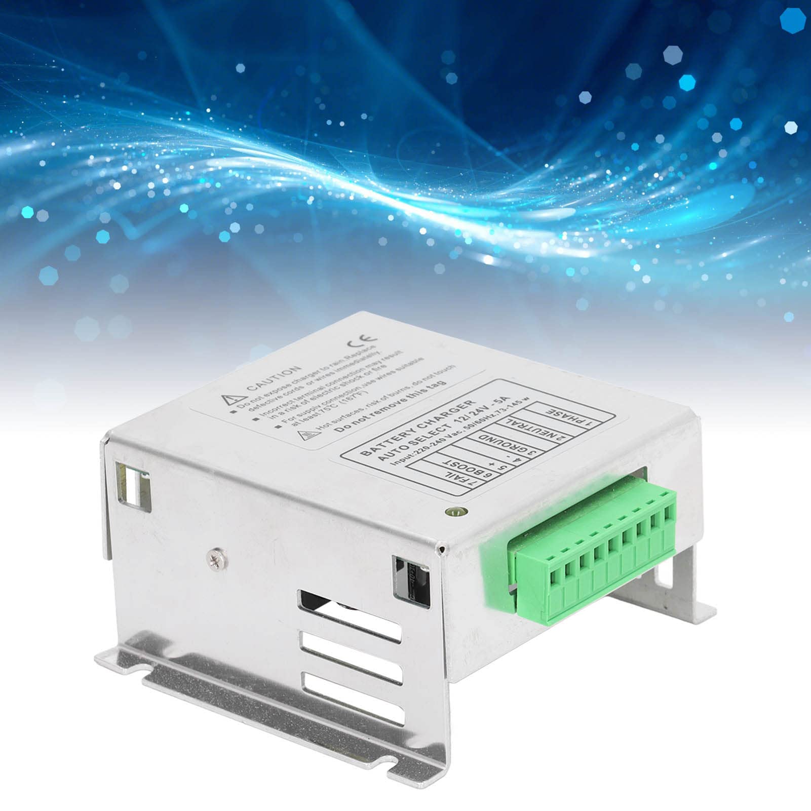 Caricabatteria per generatore 12 V 24 V DC Cambio Automatico 5 A Caricabatterie