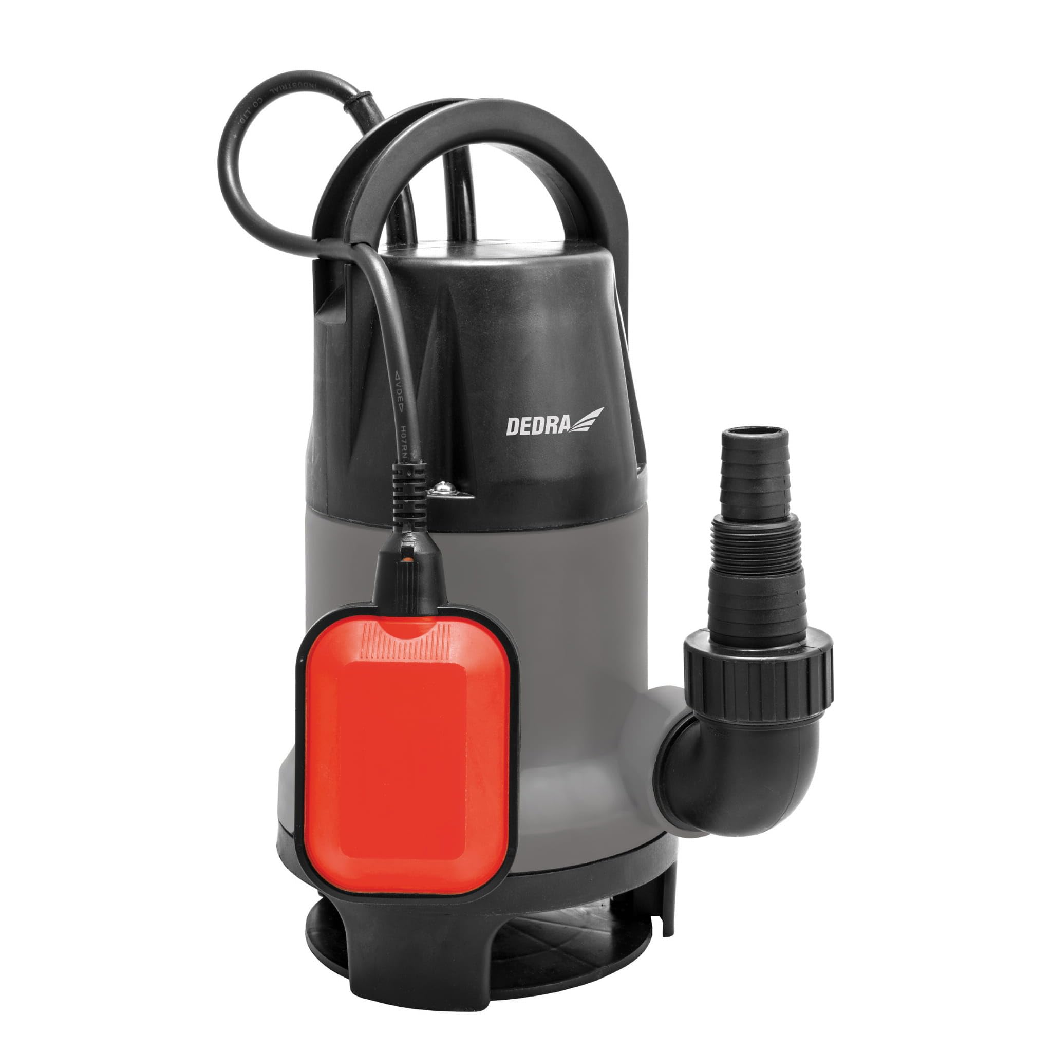 Dedra DED8841 – pompa zanurzeniowa 550 W do wody czystej i brudnej, wydajność 11 000 l/h, wysokość podnoszenia 7 m, przewód 10 m, IPX8
