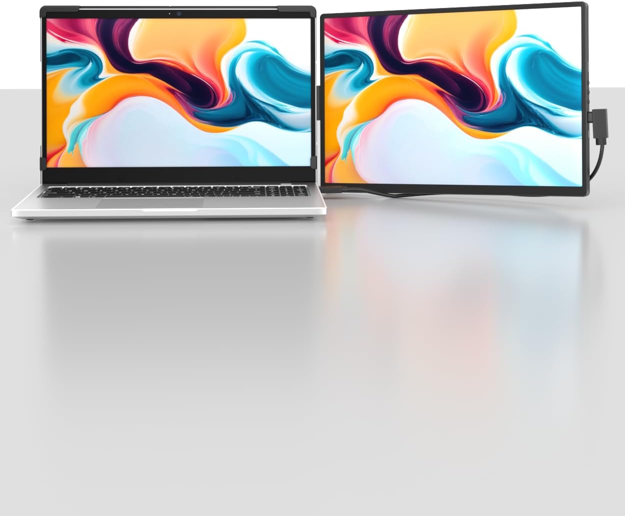 Laptop Screen Extender 14" FHD 1920x1200 IPS - Dopesplay Portable External Second Monitor for 14"-17" Laptops, Plug & Play Dual Screen, Compatible with Multiple Devices. - Image 6