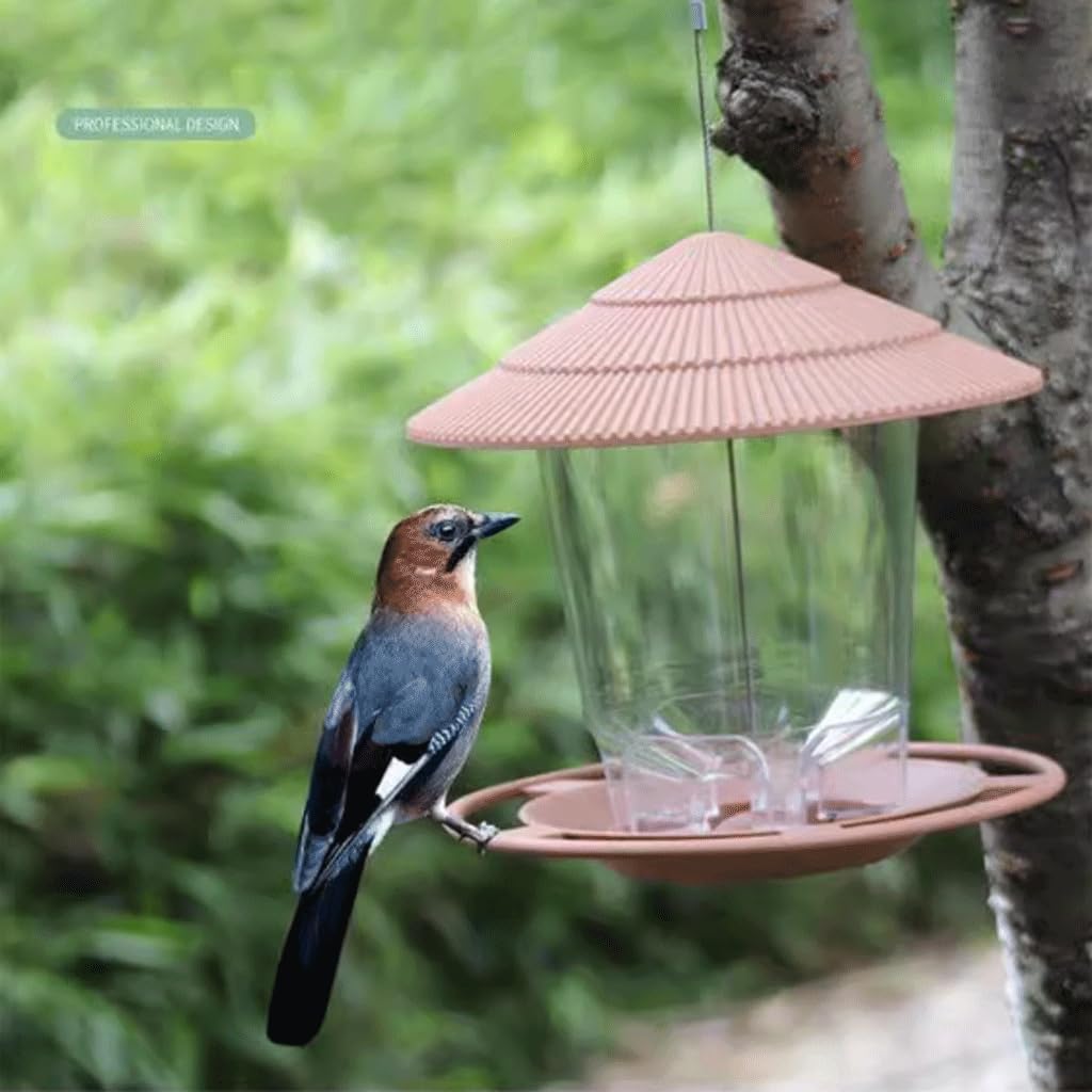Karmnik dla ptaków Eekhoornbestendige vogelvoeders Buiten Vogelobservatievoeder Automatische waterdichte vogelvoercontainer voor gemengde zaadmengsels