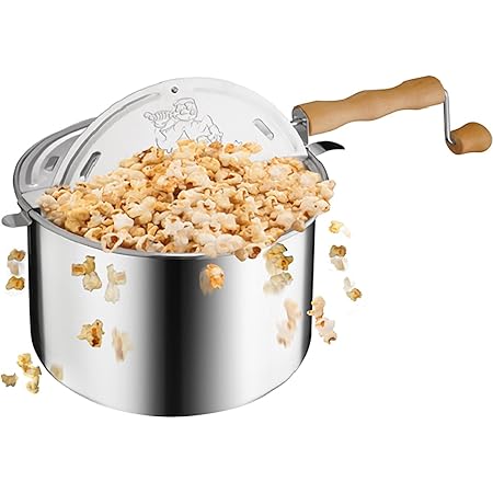 Great Northern Popcorn 83-DT5676 Popcorn Machine, 6 Quart, Silver