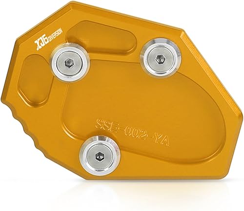 Miniatura 10 de CNC aluminio for Yamaha XJ6ABS 2009-2015 Motorcycle Kickstand Side Stand Enlarge Extension Xj6 ABS Motorbike (Color  Black XJ6)