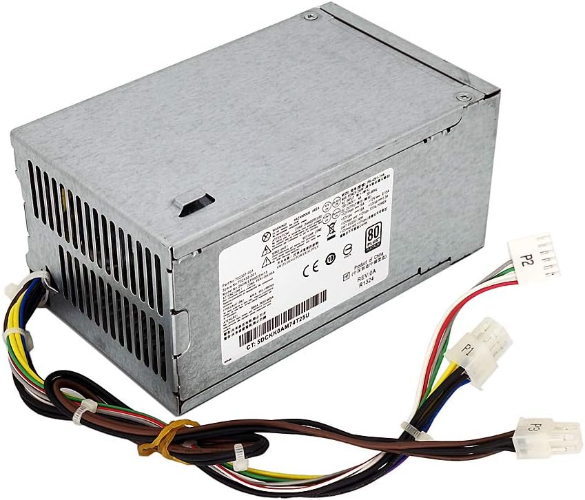 240W PS-4241-1HA 702307-001 702455-001 Power Supply for HP ProDesk 400 600 800 G1 G2 SFF，P/N: 751884-001, 702309-001, 751886-001