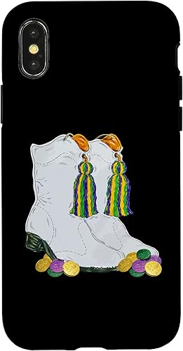 iPhone XXS Mardi Gras Majorettes Boots Funny Parade Festival Party Case