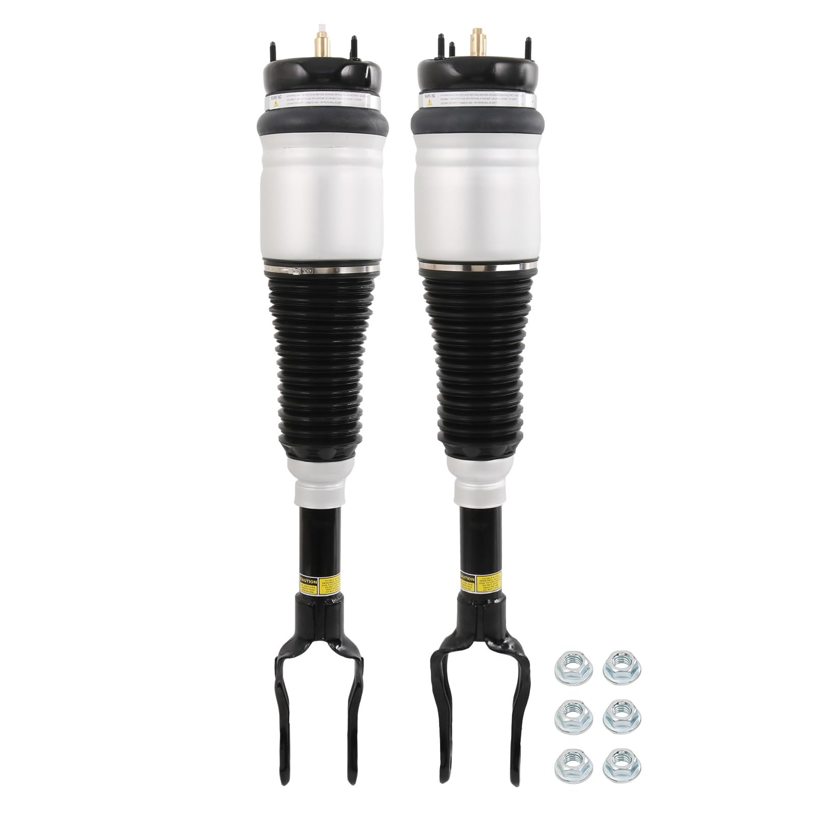 DICMIC Front Left + Right Air Suspension Strut Shock Absorber Compatible with 2011-2015 Jeep Grand Cherokee Replace# 68029903, 68029903AC, 68029902, 68029902AC
