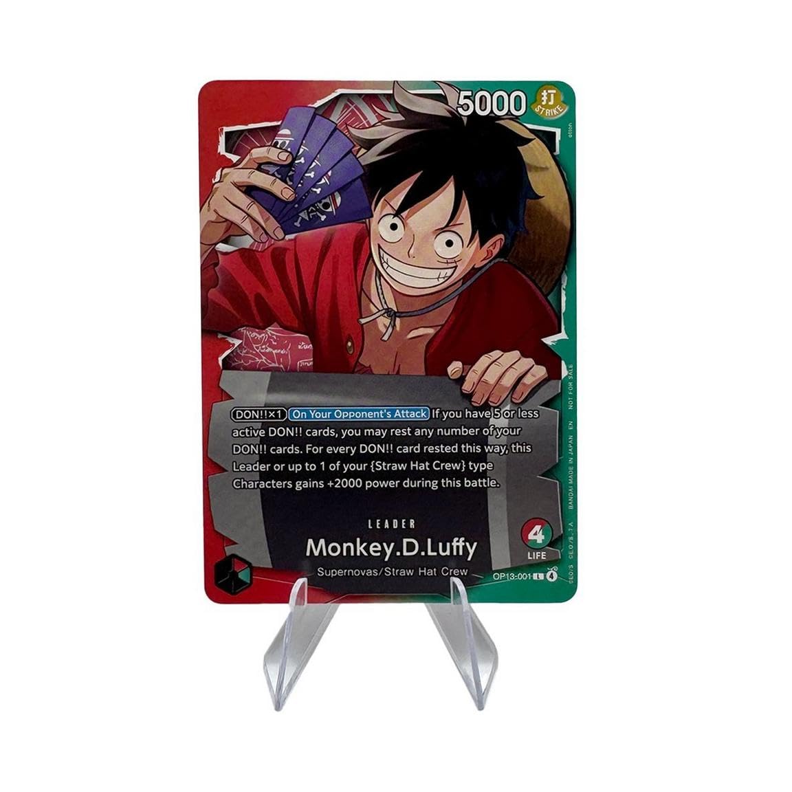 Ichibansho IS69093 Figur Monkey D. Luffy One Piece, Kartenspiel, 20 cm, Mehrfarbig, Sammlerfigur, ideal für Anime-Fans