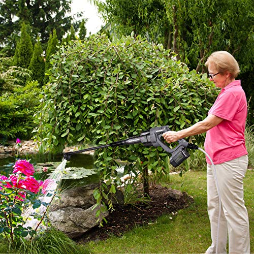 Cordless Pressure Washer, 20V 4.0Ah Max 380 PSI VARSK Portable Pressure Washer, Battery and Charger Included, Suitable for Washing Cars, Watering Flowers, Cleaning Floors, etc. VAR-910