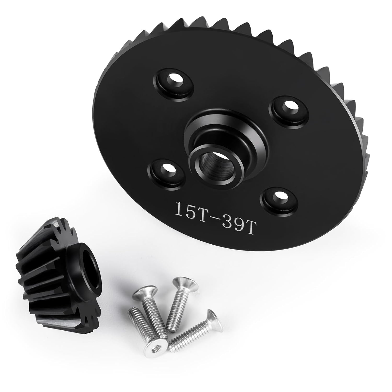 Steel Diff Gears Set RC Spur Gear 39T/15T for 1/10 Tamiya TT-02 XV-02 TT-02B RC Car Upgrade Parts