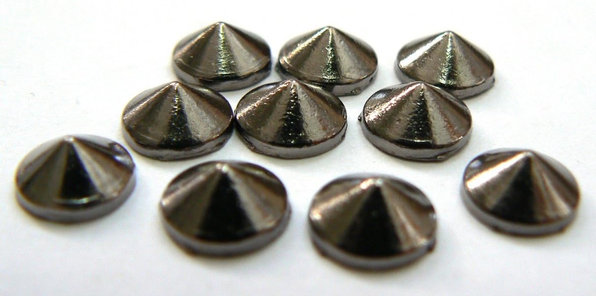 20 Stelle Metalliche Termoadesive Hotfix - Borchie Piatte 15 Mm, Bronzo - Foto 2