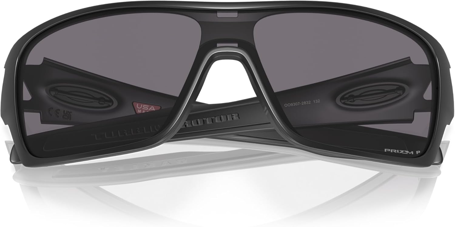 Oakley mens Oo9307 Turbine Rotor Rectangular Sunglasses