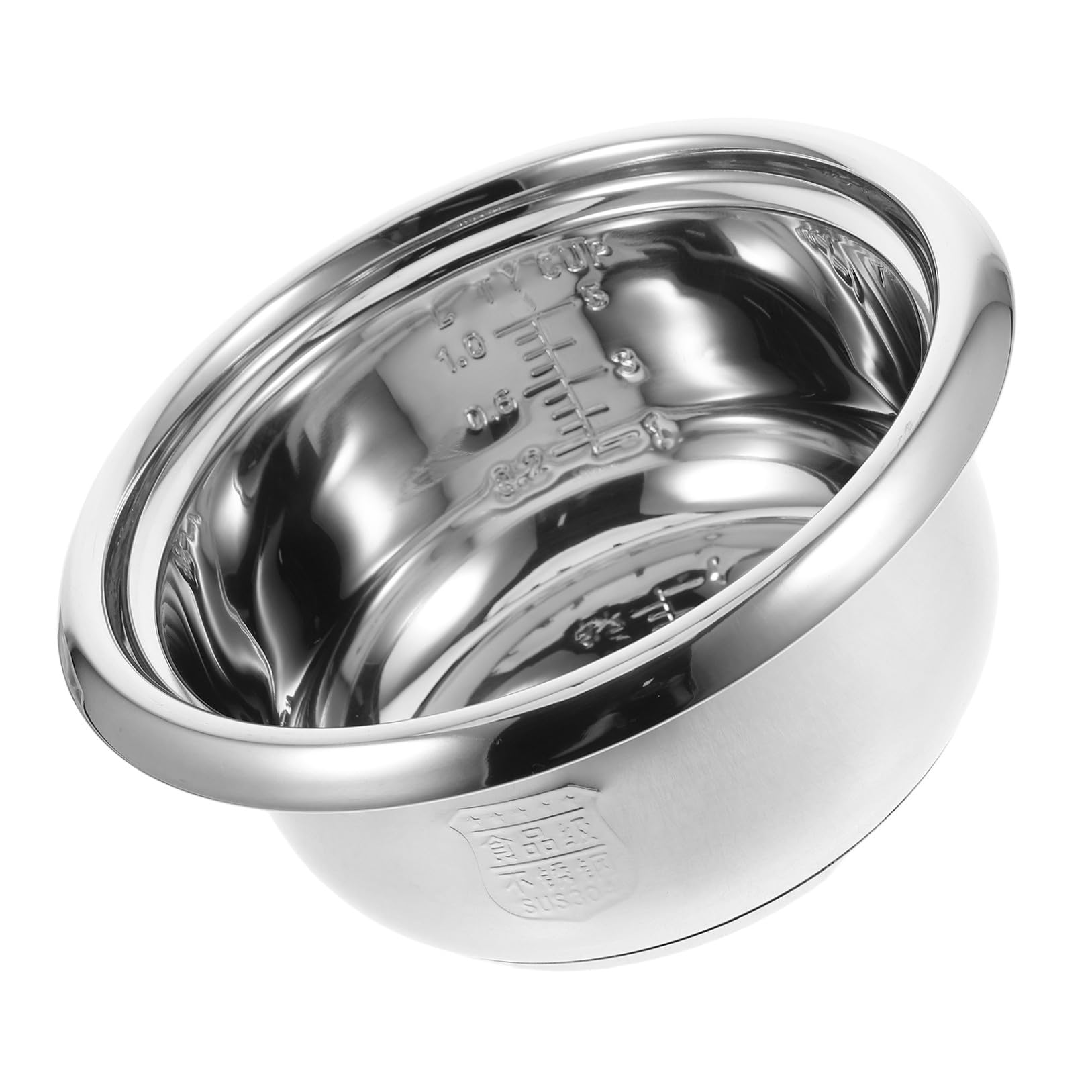 Accessoires Cuiseur Riz Doublure Intérieure en Acier Inoxydable pour Cuiseur à Riz, Revêtement Antiadhésif, Compatible, Distribution Homogène de Chaleur pour Cuisson