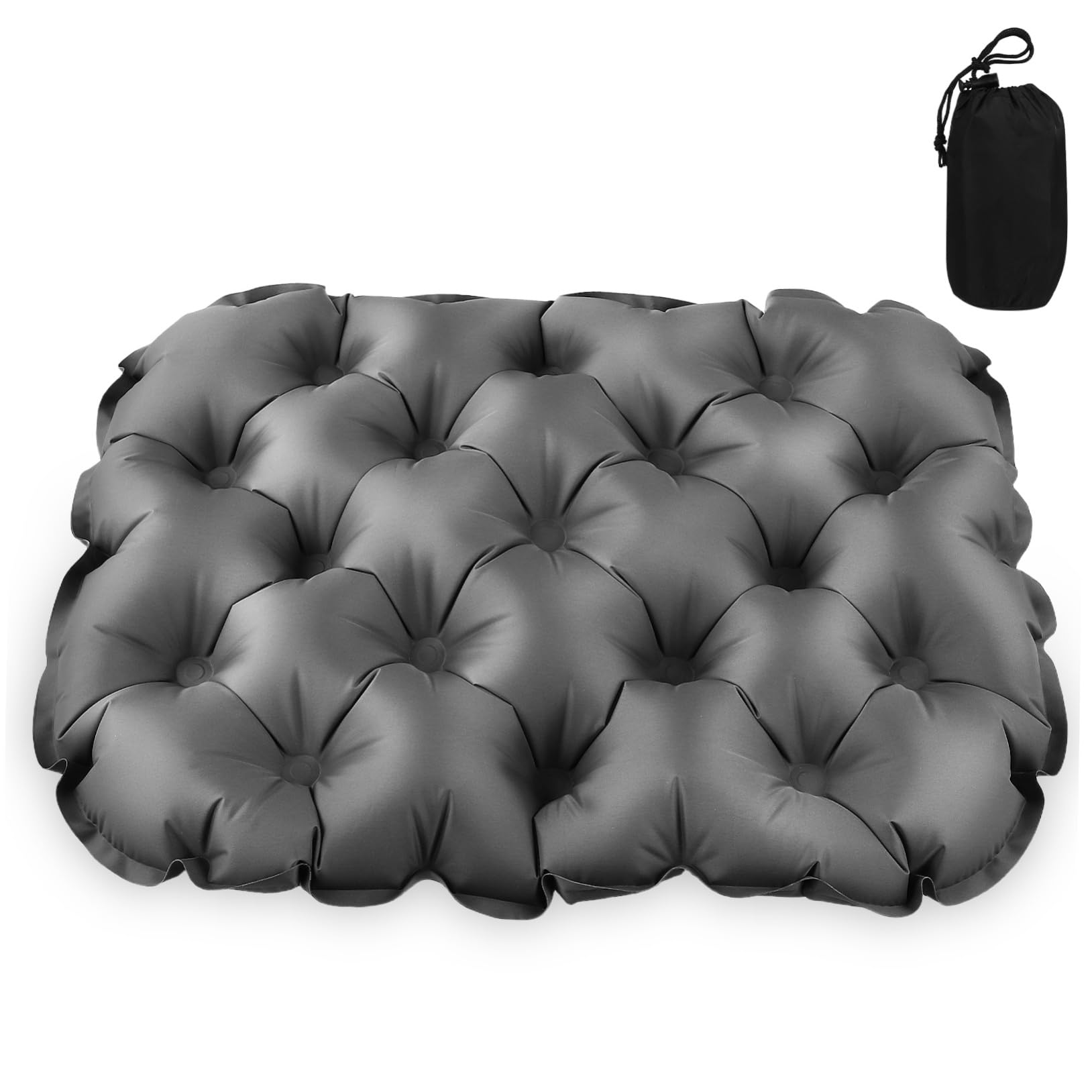 OSOLADY Portable Inflatable Seat Pad Outdoor Comfortable Camping Hiking Travel Cushion