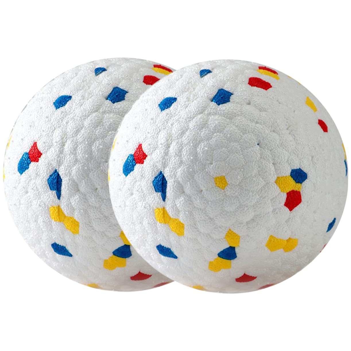 POPETPOP 4 Stück Hüpfender Ball Schmeiß Es Eier Bälle Für Hunde Beißspielzeug Für Welpen Welpen-backenzahnkauer Welpenkaustock Welpenzahnplüsch Interaktive Kugel Groß E-TPU-Material