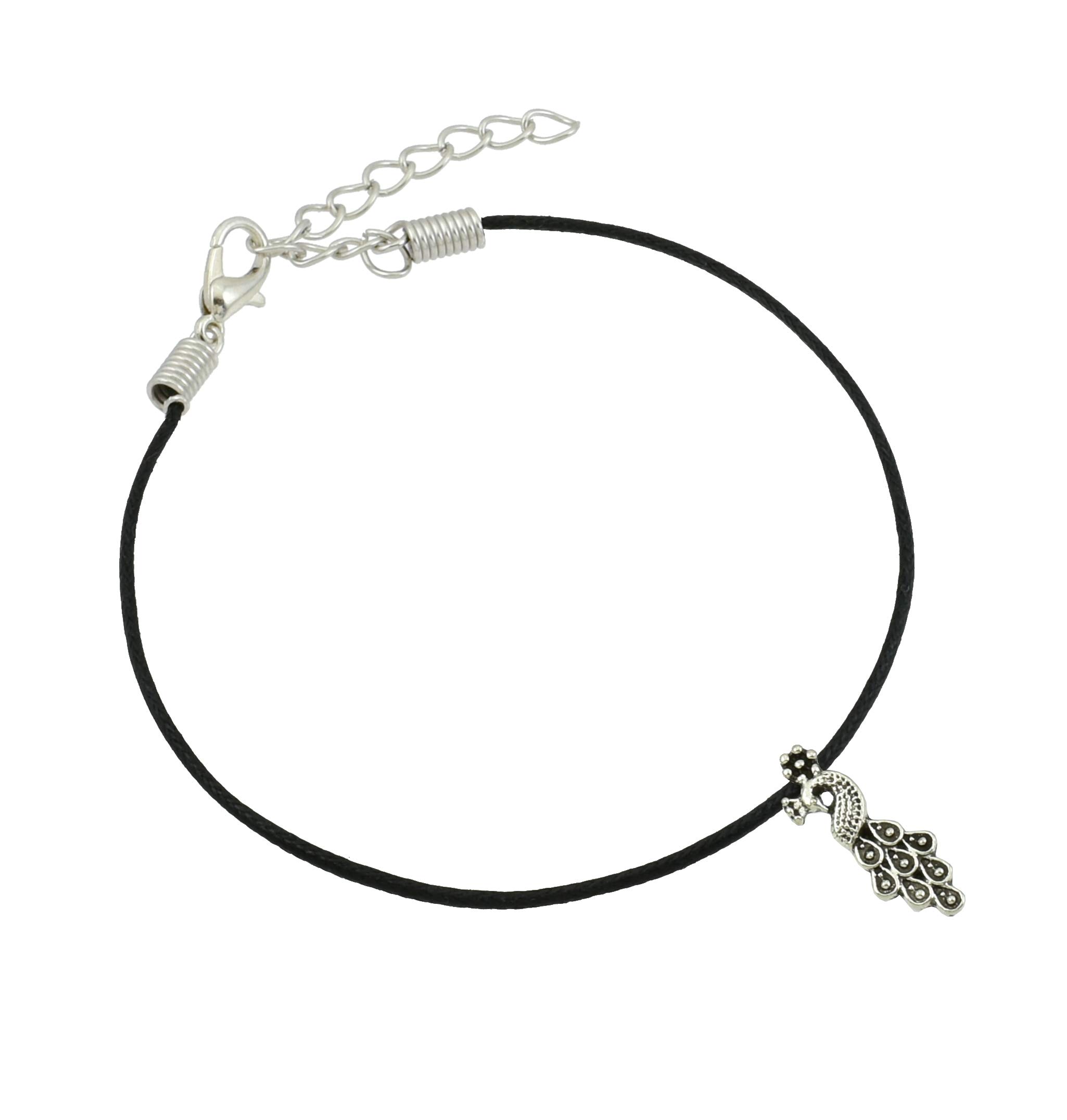 High Trendz Black Thread Anklet for girls Base Metal stylish design with Charm (B07QYFMCFY) Amazon Price History, Amazon Price Tracker