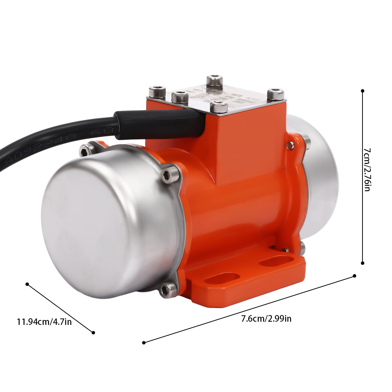 Einzelphase Vibrationsmotor, 40W 220V Kleiner Motorvibrator, 3000 U/min Vibration Motor IP65 Einzelphase Vibrationsmotor, 40W 220V Kleiner Motorvibrator, 3000 U/min Vibration Motor IP65