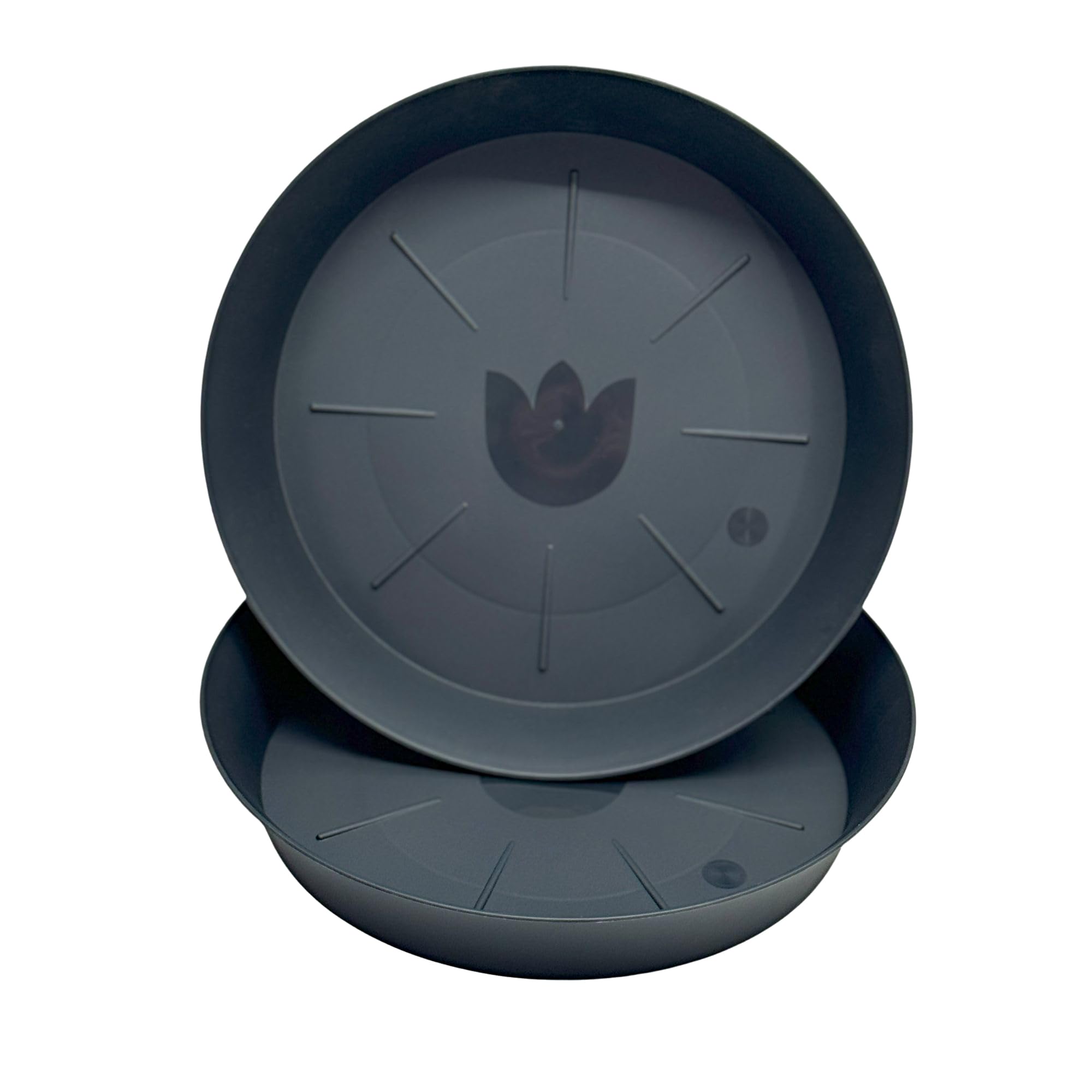 Growcery Plant Pot Saucers 30cm 35cm 40cm 45cm, plant trays for pots, drip tray, flower pot saucers, heavy duty plant pot trays, watering trays for plants (20CM, 1, Package Quantity)